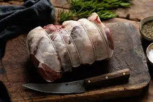 Load image into Gallery viewer, Square farm Organic Pasture Fed - Hogget Leg Boned and rolled
